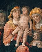 Andrea Mantegna The Madonna and Child with Saints Joseph oil painting